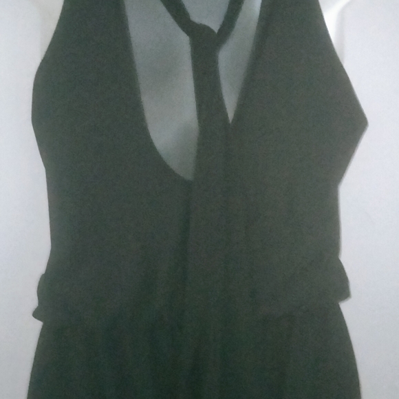 Black Halter Jumpsuit - Picture 2 of 3